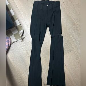 Women's Black Flare Lounge Pants